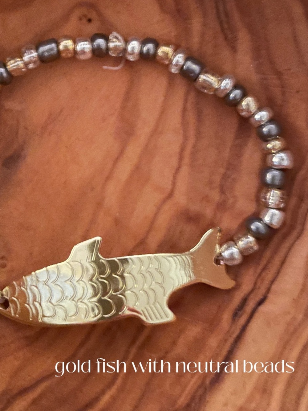 Handmade Fish Beaded Stretch Bracelets : $20/each